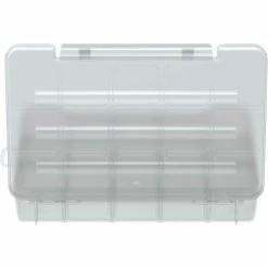 Discount ⭐ Akro-Mils Medium Clear storage case w/ 2 Dividers 05805, 11x7x2-3/8 - Pkg Qty 6 🎁 -Containers shop 05805 10