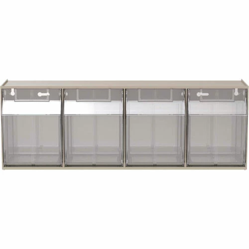 Wholesale 😉 Akro-Mils TiltView™ 4 Bin 06704 - 23-5/8"W x 6-3/4"D x 8-3/16"H 🛒 2 Wholesale 😉 Akro-Mils TiltView™ 4 Bin 06704 - 23-5/8"W x 6-3/4"D x 8-3/16"H 🛒 - Image 2