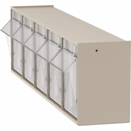 Outlet 🛒 Akro-Mils TiltView™ 5 Bin 06705 - 23-5/8"W x 5-3/8"D x 6-1/2"H 🧨 3 Outlet 🛒 Akro-Mils TiltView™ 5 Bin 06705 - 23-5/8"W x 5-3/8"D x 6-1/2"H 🧨 - Image 3