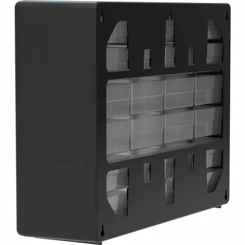 Budget 🥰 Akro-Mils Plastic Drawer Parts Cabinet 10124 - 20"W x 6-3/8"D x 15-13/16"H, Black, 24 Drawers ❤️ 4 Budget 🥰 Akro-Mils Plastic Drawer Parts Cabinet 10124 - 20"W x 6-3/8"D x 15-13/16"H, Black, 24 Drawers ❤️ - Image 4