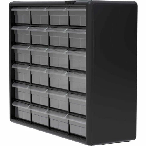 Budget 🥰 Akro-Mils Plastic Drawer Parts Cabinet 10124 - 20"W x 6-3/8"D x 15-13/16"H, Black, 24 Drawers ❤️ 3 Budget 🥰 Akro-Mils Plastic Drawer Parts Cabinet 10124 - 20"W x 6-3/8"D x 15-13/16"H, Black, 24 Drawers ❤️ - Image 3