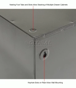 Cheapest 😀 Akro-Mils Steel Small Parts Storage Cabinet 19909 - 17"W x 11"D x 11"H w/ 9 Gray Drawers 🧨 -Containers shop 104830 3wco