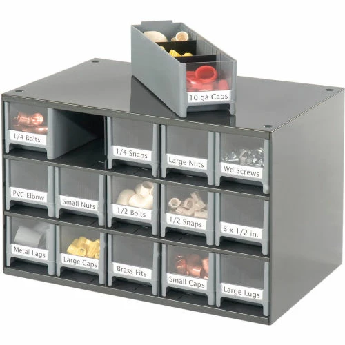 Best Pirce ๐ Akro-Mils Steel Small Parts Storage Cabinet 19715 - 17"W x 11"D x 11"H w/ 15 Gray Drawers โค๏ธ 8 Best Pirce ๐ Akro-Mils Steel Small Parts Storage Cabinet 19715 - 17"W x 11"D x 11"H w/ 15 Gray Drawers โค๏ธ - Image 8