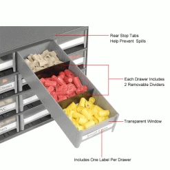 Deals 👏 Akro-Mils Steel Small Parts Storage Cabinet 19228 - 17"W x 11"D x 11"H w/ 28 Gray Drawers 🔥 -Containers shop 104838 2wco