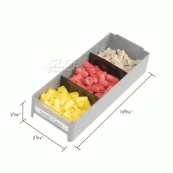 Deals 👏 Akro-Mils Steel Small Parts Storage Cabinet 19228 - 17"W x 11"D x 11"H w/ 28 Gray Drawers 🔥 -Containers shop 104838 dim1