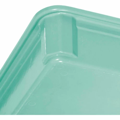 Coupon 🎁 MFG Tray Molded Fiberglass Toteline Stacking Tote 870008 - 25-3/4"L x 17-3/4"W x 3"H, Green 👏 4 Coupon 🎁 MFG Tray Molded Fiberglass Toteline Stacking Tote 870008 - 25-3/4"L x 17-3/4"W x 3"H, Green 👏 - Image 4