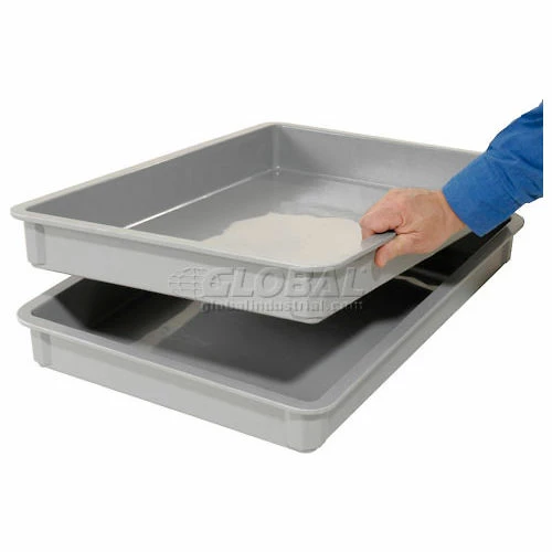 Coupon 🌟 MFG Tray Molded Fiberglass Toteline Stacking Tote 880008 - 25-3/4"L x 17-3/4"W x 6"H, Gray 🔥 6 Coupon 🌟 MFG Tray Molded Fiberglass Toteline Stacking Tote 880008 - 25-3/4"L x 17-3/4"W x 6"H, Gray 🔥 - Image 6