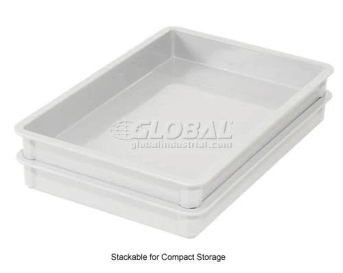 Best deal ✨ MFG Tray Molded Fiberglass Toteline Stacking Tote 875008 - 25-3/4"L x 17-3/4"W x 4-1/2"H, White 🔔 12 Best deal ✨ MFG Tray Molded Fiberglass Toteline Stacking Tote 875008 - 25-3/4"L x 17-3/4"W x 4-1/2"H, White 🔔 - Image 12