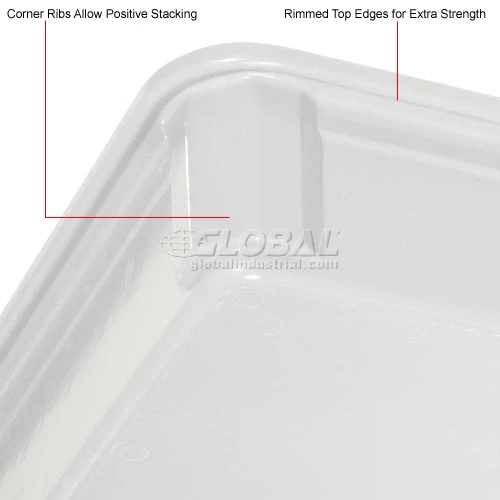Best deal ✨ MFG Tray Molded Fiberglass Toteline Stacking Tote 875008 - 25-3/4"L x 17-3/4"W x 4-1/2"H, White 🔔 13 Best deal ✨ MFG Tray Molded Fiberglass Toteline Stacking Tote 875008 - 25-3/4"L x 17-3/4"W x 4-1/2"H, White 🔔 - Image 13