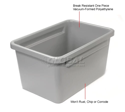 Budget 🎁 Dandux Tote Box without Lid 50P2494-150 - 28"L x 18-3/4"W x 15"H 😍 6 Budget 🎁 Dandux Tote Box without Lid 50P2494-150 - 28"L x 18-3/4"W x 15"H 😍 - Image 6