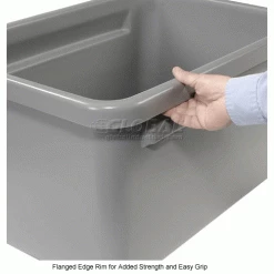 Budget 🎁 Dandux Tote Box without Lid 50P2494-150 - 28"L x 18-3/4"W x 15"H 😍 14 Budget 🎁 Dandux Tote Box without Lid 50P2494-150 - 28"L x 18-3/4"W x 15"H 😍 -Containers shop 126308 2wco