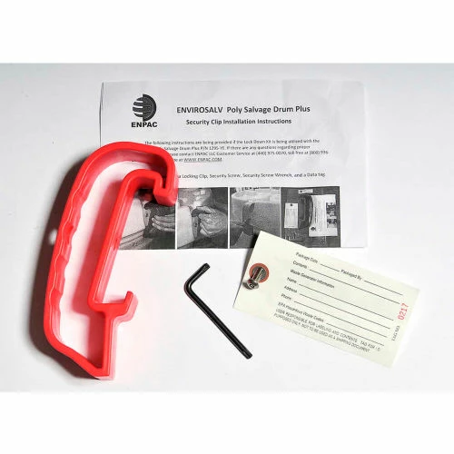 New ๐ Envirosalv Lock Down Security Kit for ENPAC® Envirosalv 95 Gallon Poly-Overpack Drum ๐งจ 3 New ๐ Envirosalv Lock Down Security Kit for ENPAC® Envirosalv 95 Gallon Poly-Overpack Drum ๐งจ - Image 3