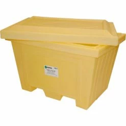 Deals 🎉 Enpac 1505-YE Large Outdoor Storage Tote, 35-1/2"L x 45"W x 30-13/32"H, Yellow 😍 -Containers shop 1505 YE 03