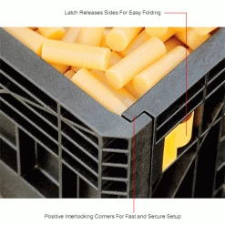 Wholesale ⭐ Global Industrial Folding Bulk Shipping Container, 32"Lx30"Wx34"H, 1800 Lb. Capacity, Black 🛒 29 Wholesale ⭐ Global Industrial Folding Bulk Shipping Container, 32"Lx30"Wx34"H, 1800 Lb. Capacity, Black 🛒 -Containers shop 155208IN 3wco