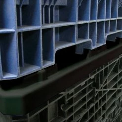 Cheap 🎉 Buckhorn TS4840020010000 Folding Bulk Shipping Container Lid - 48"L x 40"W Black 😍 -Containers shop 155214 01 1