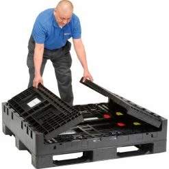 Deals ๐ Global Industrial Folding Bulk Shipping Container, 48"Lx45"Wx27"H, 1500 Lb. Capacity, Black ๐ฅ 27 Deals ๐ Global Industrial Folding Bulk Shipping Container, 48"Lx45"Wx27"H, 1500 Lb. Capacity, Black ๐ฅ -Containers shop 155215A 03