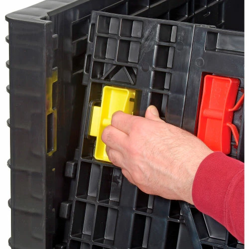 Deals ๐ Global Industrial Folding Bulk Shipping Container, 48"Lx45"Wx27"H, 1500 Lb. Capacity, Black ๐ฅ 13 Deals ๐ Global Industrial Folding Bulk Shipping Container, 48"Lx45"Wx27"H, 1500 Lb. Capacity, Black ๐ฅ - Image 13