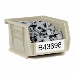 Top 10 ⌛ Akro-Mils® AkroBin® Plastic Stack & Hang Bin, 4-1/8"W x 5-3/8"D x 3"H, Stone - Pkg Qty 24 😍 -Containers shop 184810BG 09