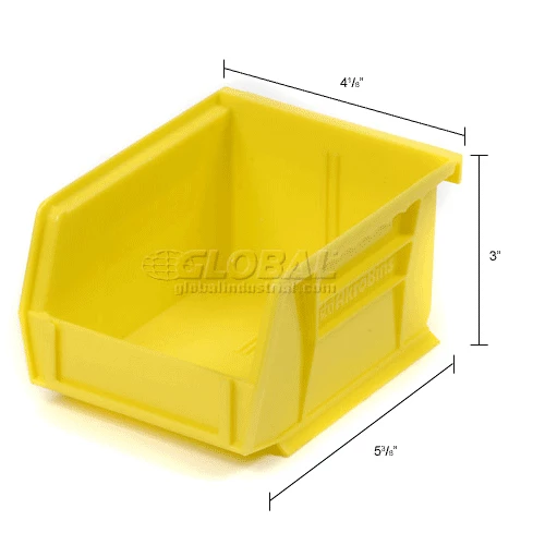 Top 10 ⌛ Akro-Mils® AkroBin® Plastic Stacking Bin, 4-1/8"W x 5-3/8"D x 3"H, Yellow - Pkg Qty 24 ✔️ 17 Top 10 ⌛ Akro-Mils® AkroBin® Plastic Stacking Bin, 4-1/8"W x 5-3/8"D x 3"H, Yellow - Pkg Qty 24 ✔️ - Image 17