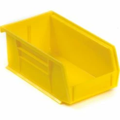 Discount ✨ Akro-Mils® AkroBin® Plastic Stack & Hang Bin, 4-1/8"W x 7-3/8"D x 3"H, Yellow - Pkg Qty 24 💯