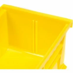 Discount ✨ Akro-Mils® AkroBin® Plastic Stack & Hang Bin, 4-1/8"W x 7-3/8"D x 3"H, Yellow - Pkg Qty 24 💯 -Containers shop 184811YL 07