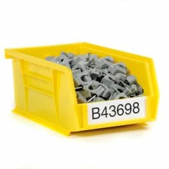 Discount ✨ Akro-Mils® AkroBin® Plastic Stack & Hang Bin, 4-1/8"W x 7-3/8"D x 3"H, Yellow - Pkg Qty 24 💯 -Containers shop 184811YL 09