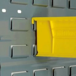 Discount ✨ Akro-Mils® AkroBin® Plastic Stack & Hang Bin, 4-1/8"W x 7-3/8"D x 3"H, Yellow - Pkg Qty 24 💯 -Containers shop 184811YL 11