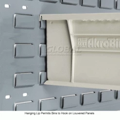 Promo 😉 Akro-Mils® AkroBin® Plastic Stack & Hang Bin, 5-1/2"W x 10-7/8"D x 5"H, Stone - Pkg Qty 12 🔥 -Containers shop 184812BG 4wco