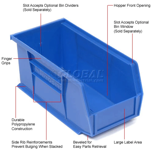 Hot Sale ⌛ Akro-Mils 30230 Blue Bins Case of 36 for Two-In-One Plastic Stock & Utility ProCarts - Pkg Qty 36 👏 22 Hot Sale ⌛ Akro-Mils 30230 Blue Bins Case of 36 for Two-In-One Plastic Stock & Utility ProCarts - Pkg Qty 36 👏 - Image 22