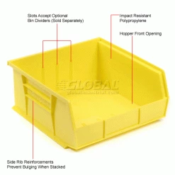 Promo 😉 Akro-Mils 30235 Yellow Bins Case of 18 for Two-In-One Plastic Stock & Utility ProCarts - Pkg Qty 18 🤩 -Containers shop 184813YL 1wco 1