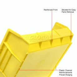 Promo 😉 Akro-Mils 30235 Yellow Bins Case of 18 for Two-In-One Plastic Stock & Utility ProCarts - Pkg Qty 18 🤩 -Containers shop 184813YL 2wco 1