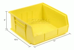 Promo 😉 Akro-Mils 30235 Yellow Bins Case of 18 for Two-In-One Plastic Stock & Utility ProCarts - Pkg Qty 18 🤩 -Containers shop 184813YL dim 1