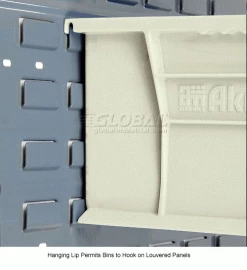 Top 10 😍 Akro-Mils® AkroBin® Plastic Stack & Hang Bin, 8-1/4"W x 14-3/4"D x 7"H, Stone - Pkg Qty 12 ✨ -Containers shop 184815BG 4wco