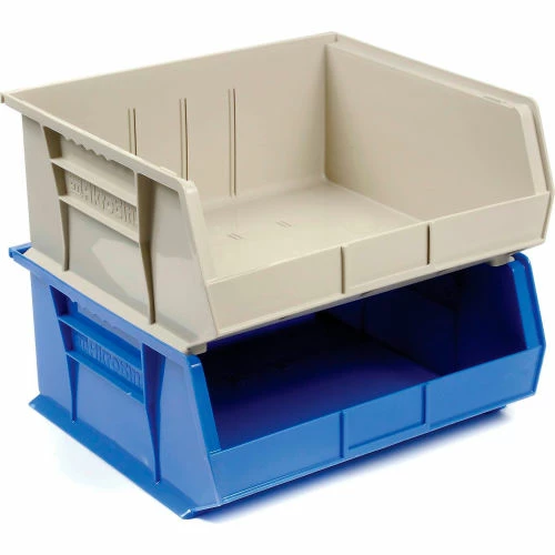 Cheap 🎁 Akro-Mils® AkroBin® Plastic Stack & Hang Bin, 16-1/2"W x 14-3/4"D x 7"H, Stone - Pkg Qty 6 🎉 5 Cheap 🎁 Akro-Mils® AkroBin® Plastic Stack & Hang Bin, 16-1/2"W x 14-3/4"D x 7"H, Stone - Pkg Qty 6 🎉 - Image 5