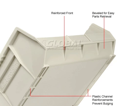 Cheap 🎁 Akro-Mils® AkroBin® Plastic Stack & Hang Bin, 16-1/2"W x 14-3/4"D x 7"H, Stone - Pkg Qty 6 🎉 14 Cheap 🎁 Akro-Mils® AkroBin® Plastic Stack & Hang Bin, 16-1/2"W x 14-3/4"D x 7"H, Stone - Pkg Qty 6 🎉 - Image 14
