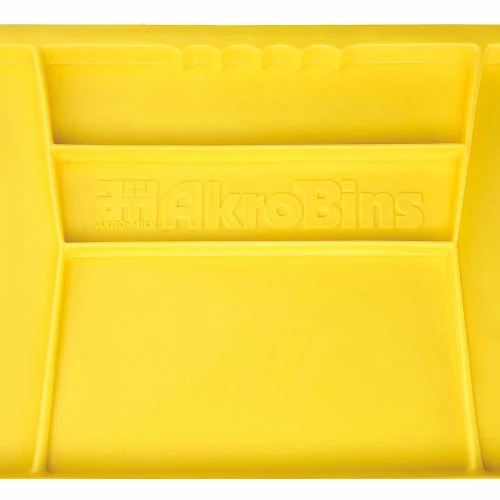 Budget 🤩 Akro-Mils® AkroBin® Plastic Stack & Hang Bin, 8-1/4"W x 18"D x 9"H, Yellow - Pkg Qty 6 😉 4 Budget 🤩 Akro-Mils® AkroBin® Plastic Stack & Hang Bin, 8-1/4"W x 18"D x 9"H, Yellow - Pkg Qty 6 😉 - Image 4