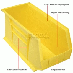 Budget 🤩 Akro-Mils® AkroBin® Plastic Stack & Hang Bin, 8-1/4"W x 18"D x 9"H, Yellow - Pkg Qty 6 😉 45 Budget 🤩 Akro-Mils® AkroBin® Plastic Stack & Hang Bin, 8-1/4"W x 18"D x 9"H, Yellow - Pkg Qty 6 😉 -Containers shop 184817YL 1wco