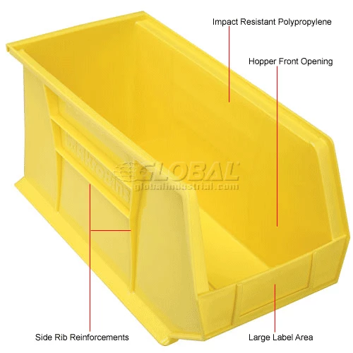 Budget 🤩 Akro-Mils® AkroBin® Plastic Stack & Hang Bin, 8-1/4"W x 18"D x 9"H, Yellow - Pkg Qty 6 😉 19 Budget 🤩 Akro-Mils® AkroBin® Plastic Stack & Hang Bin, 8-1/4"W x 18"D x 9"H, Yellow - Pkg Qty 6 😉 - Image 19