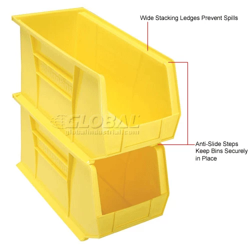 Budget 🤩 Akro-Mils® AkroBin® Plastic Stack & Hang Bin, 8-1/4"W x 18"D x 9"H, Yellow - Pkg Qty 6 😉 22 Budget 🤩 Akro-Mils® AkroBin® Plastic Stack & Hang Bin, 8-1/4"W x 18"D x 9"H, Yellow - Pkg Qty 6 😉 - Image 22