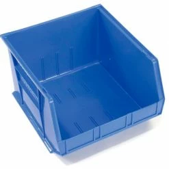 Best Pirce 🤩 Akro-Mils® AkroBin® Plastic Stack & Hang Bin, 16-1/2"W x 18"D x 11"H, Blue - Pkg Qty 3 ✨ -Containers shop 184818BL 05