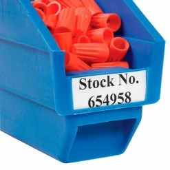 Brand new 😀 Global Industrial™ Plastic Nesting Storage Shelf Bin 2-3/4"W x 11-5/8"D x 4"H Blue - Pkg Qty 24 👍 -Containers shop 184836BL 06