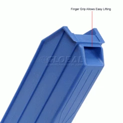 Brand new 😀 Global Industrial™ Plastic Nesting Storage Shelf Bin 2-3/4"W x 11-5/8"D x 4"H Blue - Pkg Qty 24 👍 -Containers shop 184836BL 3wco