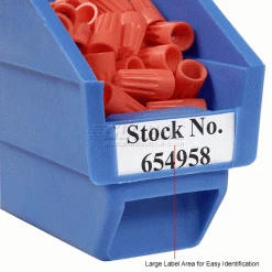 Brand new 😀 Global Industrial™ Plastic Nesting Storage Shelf Bin 2-3/4"W x 11-5/8"D x 4"H Blue - Pkg Qty 24 👍 -Containers shop 184836BL 4wco