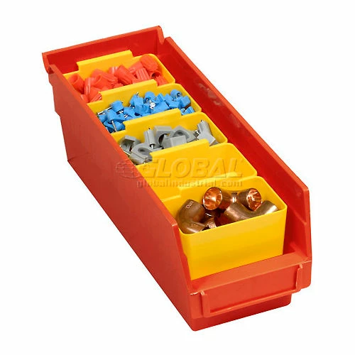 Top 10 💯 Global Industrial Plastic Nesting Storage Shelf Bin 4-1/8"W x 11-5/8"D x 4"H Red - Pkg Qty 24 🤩 5 Top 10 💯 Global Industrial Plastic Nesting Storage Shelf Bin 4-1/8"W x 11-5/8"D x 4"H Red - Pkg Qty 24 🤩 - Image 5