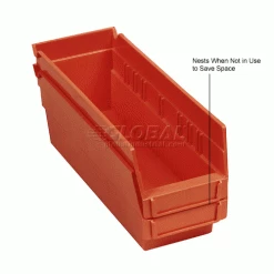 Top 10 💯 Global Industrial Plastic Nesting Storage Shelf Bin 4-1/8"W x 11-5/8"D x 4"H Red - Pkg Qty 24 🤩 26 Top 10 💯 Global Industrial Plastic Nesting Storage Shelf Bin 4-1/8"W x 11-5/8"D x 4"H Red - Pkg Qty 24 🤩 -Containers shop 184837RD 2wco