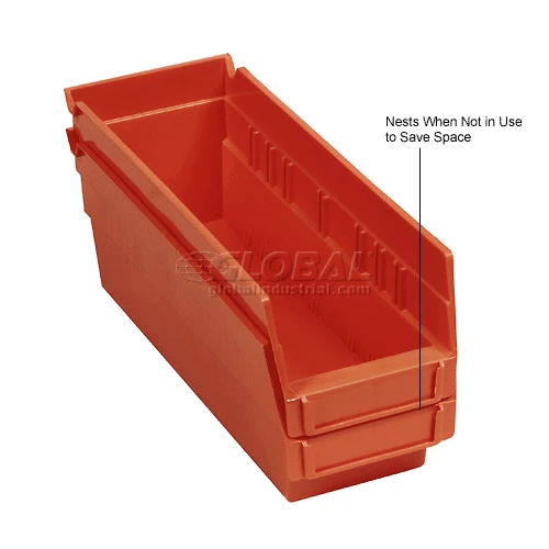 Top 10 💯 Global Industrial Plastic Nesting Storage Shelf Bin 4-1/8"W x 11-5/8"D x 4"H Red - Pkg Qty 24 🤩 11 Top 10 💯 Global Industrial Plastic Nesting Storage Shelf Bin 4-1/8"W x 11-5/8"D x 4"H Red - Pkg Qty 24 🤩 - Image 11