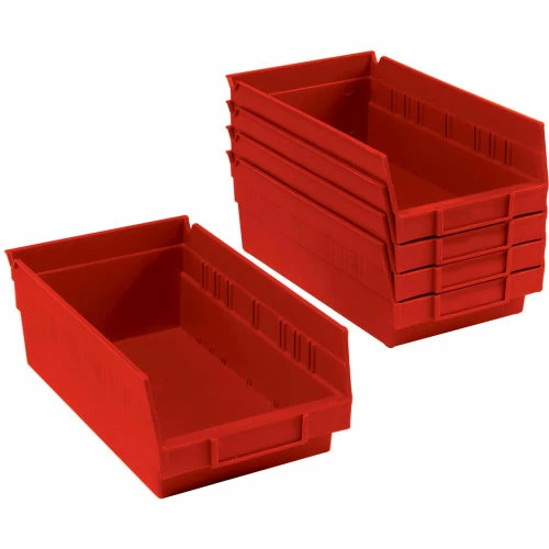 Top 10 🤩 Global Industrial Plastic Nesting Storage Shelf Bin 6-5/8"W x 11-5/8"D x 4"H Red - Pkg Qty 12 🎉 9 Top 10 🤩 Global Industrial Plastic Nesting Storage Shelf Bin 6-5/8"W x 11-5/8"D x 4"H Red - Pkg Qty 12 🎉 - Image 9