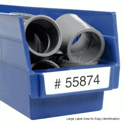 Best deal 🌟 Global Industrial™ Plastic Nesting Storage Shelf Bin 4-1/8"W x 17-7/8"D x 4"H Blue - Pkg Qty 12 😍 -Containers shop 184839BL 5wco