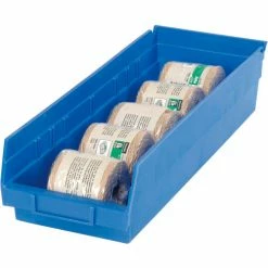 Coupon 🥰 Global Industrial Plastic Nesting Storage Shelf Bin 6-5/8"W x 17-7/8"D x 4"H Blue - Pkg Qty 12 👍 20 Coupon 🥰 Global Industrial Plastic Nesting Storage Shelf Bin 6-5/8"W x 17-7/8"D x 4"H Blue - Pkg Qty 12 👍 -Containers shop 184840BL 04