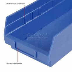 Coupon 🥰 Global Industrial Plastic Nesting Storage Shelf Bin 6-5/8"W x 17-7/8"D x 4"H Blue - Pkg Qty 12 👍 28 Coupon 🥰 Global Industrial Plastic Nesting Storage Shelf Bin 6-5/8"W x 17-7/8"D x 4"H Blue - Pkg Qty 12 👍 -Containers shop 184840BL 2wco